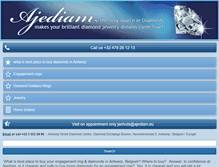 Tablet Screenshot of ajediam.com